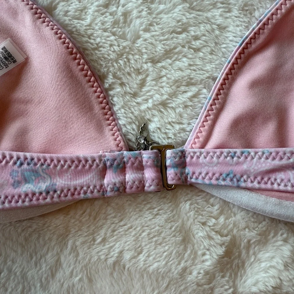 New! Frankies Bikinis Victorias Secret Estella Paisley Bikini Top 45528
